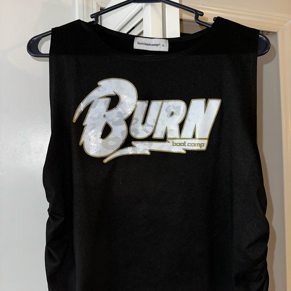 Burn Boot Camp Women's Black Muscle Tee